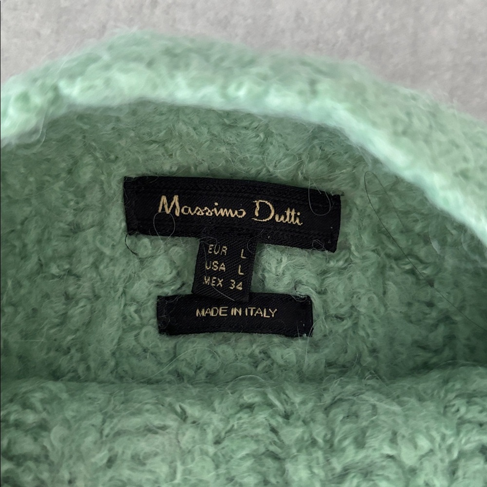 Massimo Dutti Green Cowl Neck Sweater - Picture 3 of 5